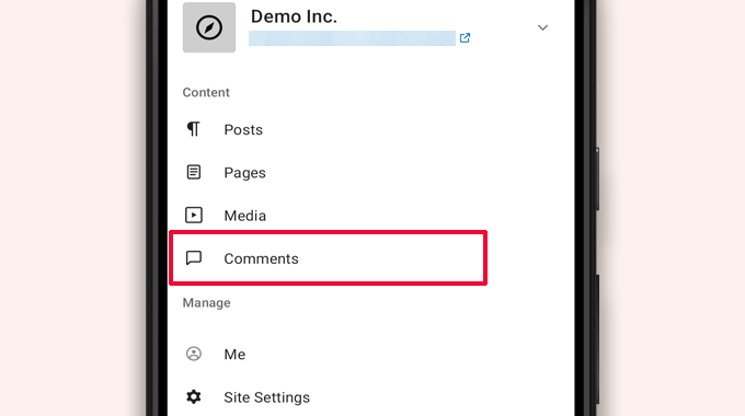 Zarządzaj komentarzami Manage comments