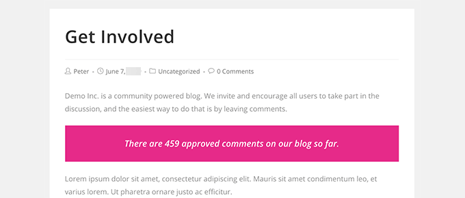 WordPress의 총 댓글 수 표시 Display total number of comments in WordPress