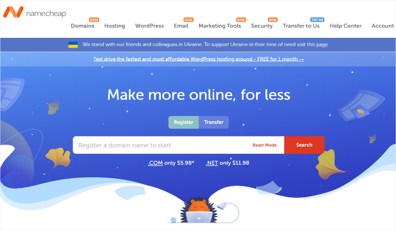 namecheap-homepage - IsItWP - Detector gratuit de teme WordPress namecheap homepage