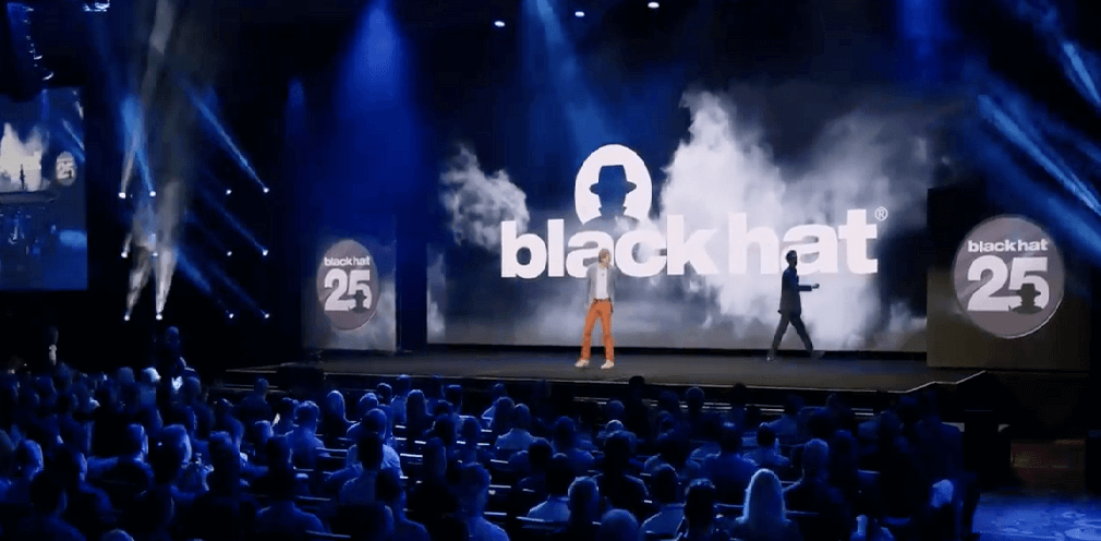 米国最大のテクノロジーカンファレンスの 1 つである Black Hat USA のイラスト