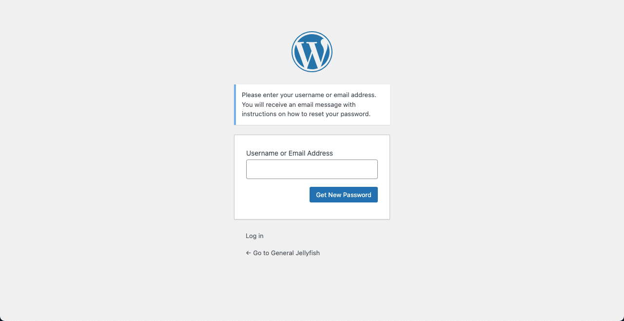 Elementor 23을 사용하여 WordPress에서 로그인 페이지를 만드는 방법 Default WordPress Login page
