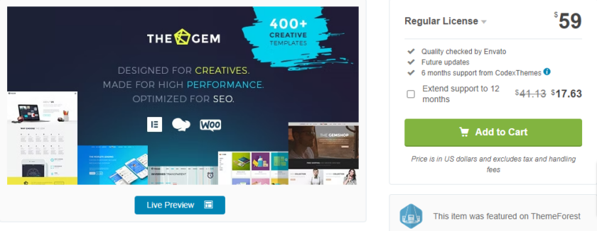 TheGem - Temi WordPress per blog di moda