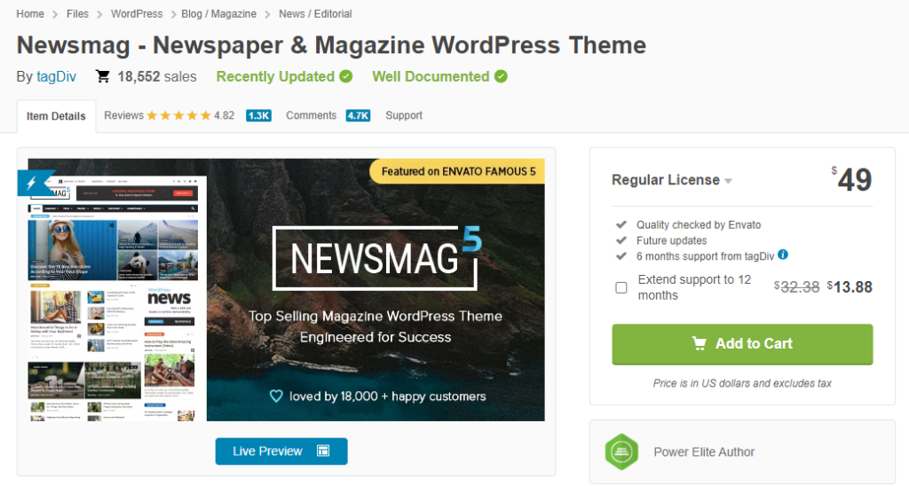 Newsmag WordPress 主題 - 時尚部落格的 WordPress 主題