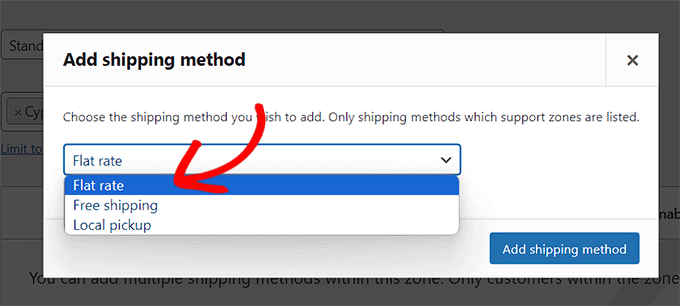 Scegli un metodo di spedizione Choose a shipping method