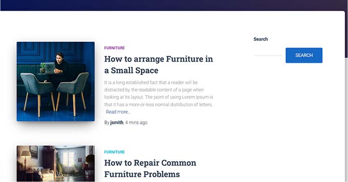 Blog del negozio di mobili Furniture store blog