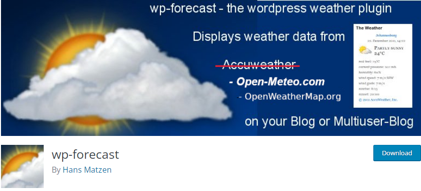 Plugin WP-Forecast