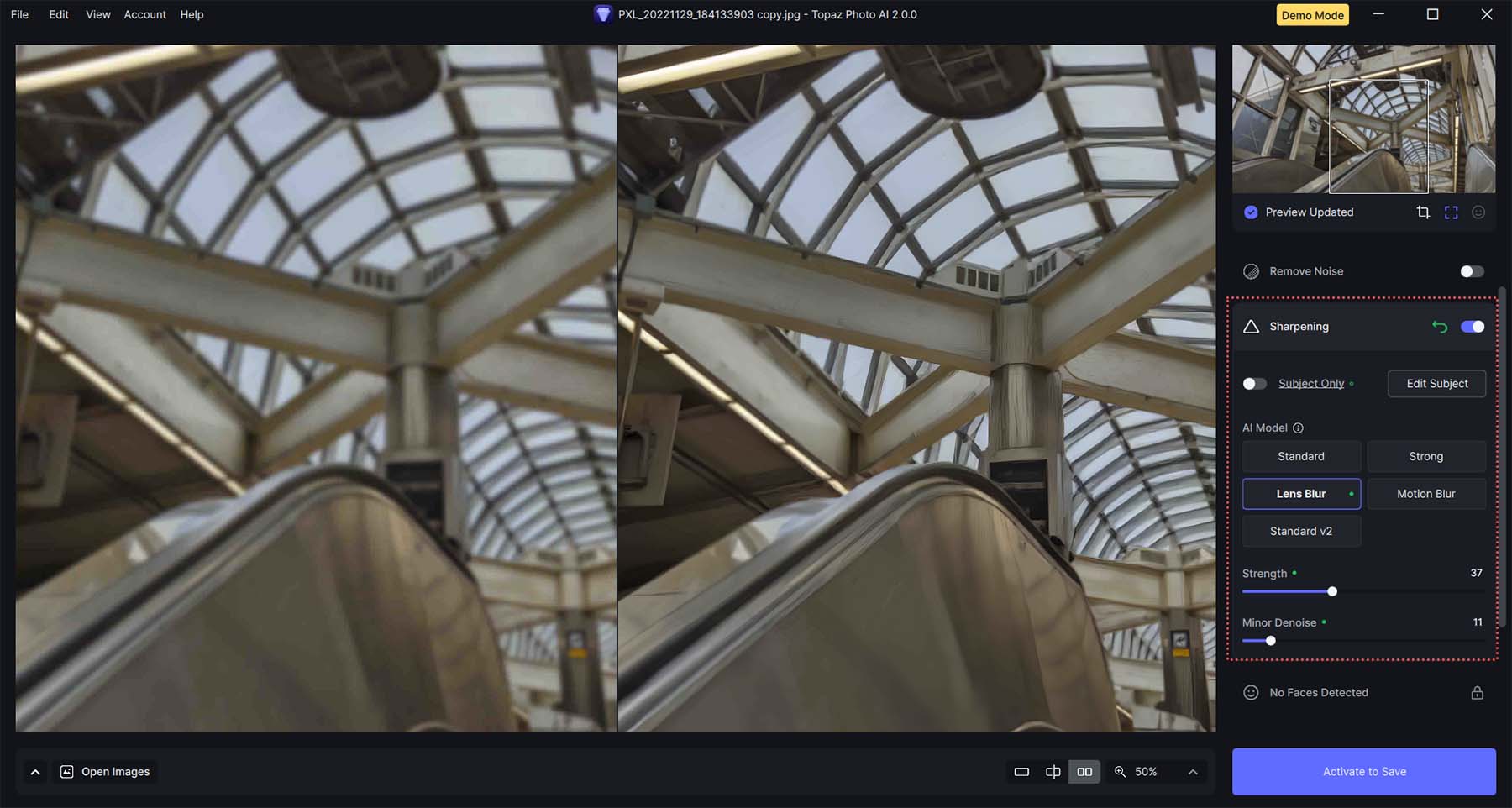 Повышение резкости и размытия фотографий с помощью Topaz