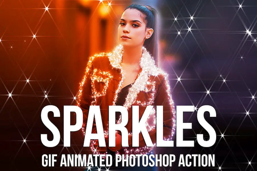 Gif Hareketli Parıltılar Photoshop Acti -