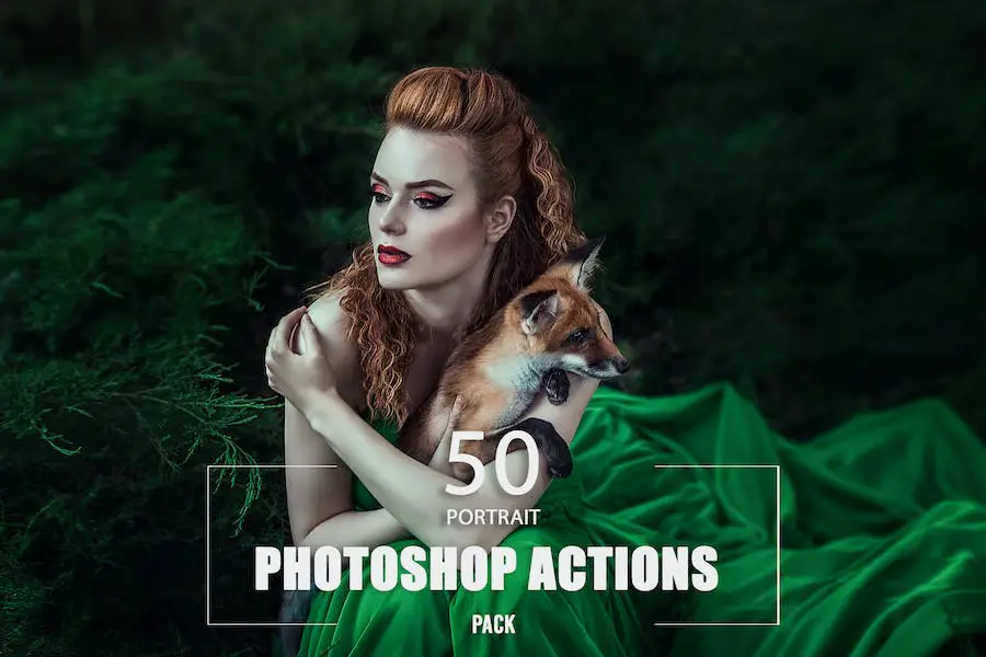 50 acciones de Photoshop para retratos -