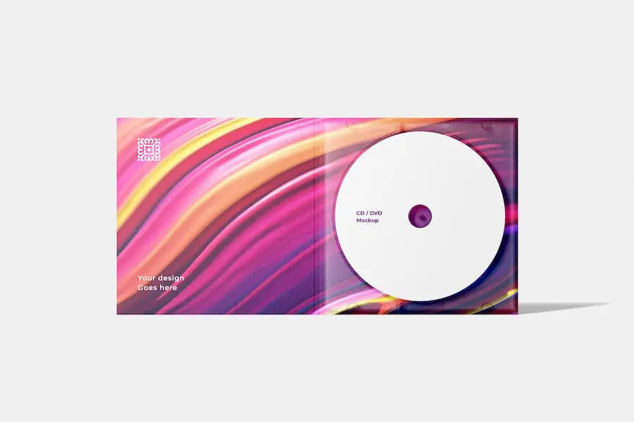 CD / DVD avec maquette de boîtier -