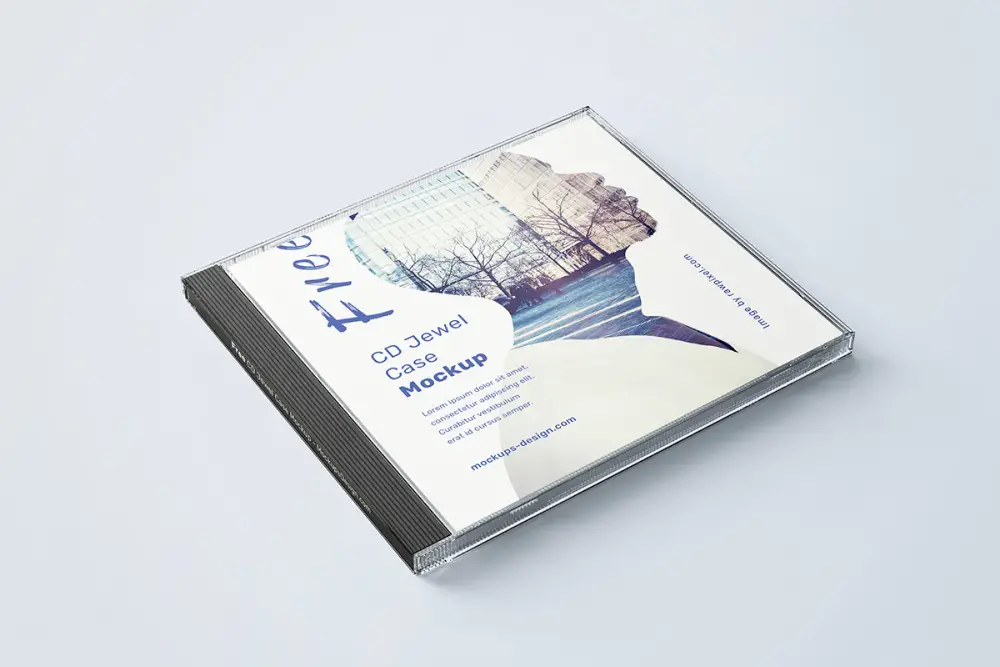 Maquette gratuite de boîtier de CD -