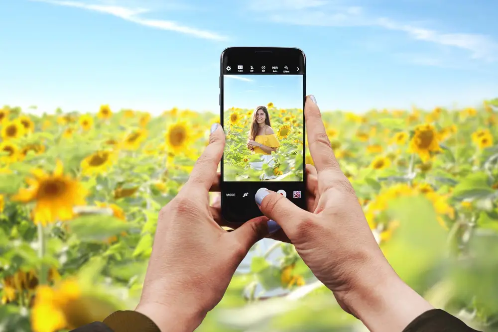 ücretsiz iphone fotoğraf çekme maketi (psd) -