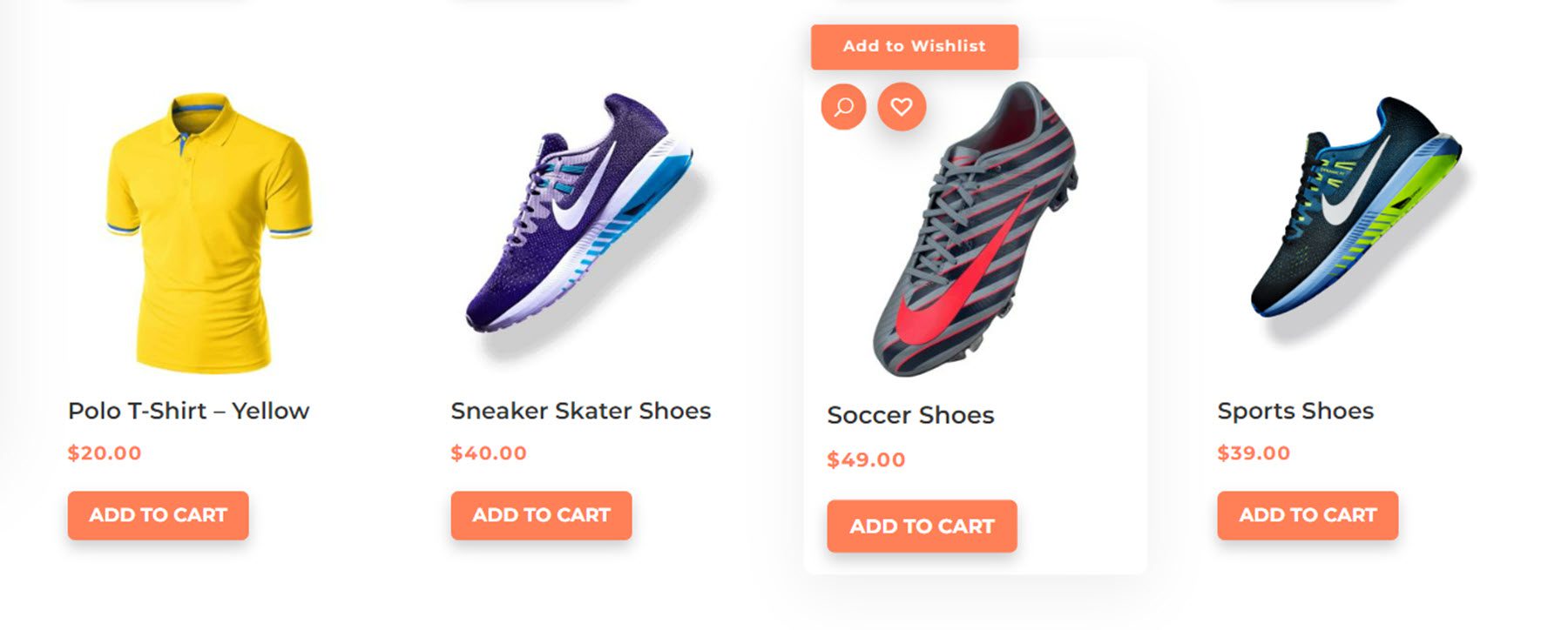 Molti Ecommerce Aggiungi alla lista dei desideri