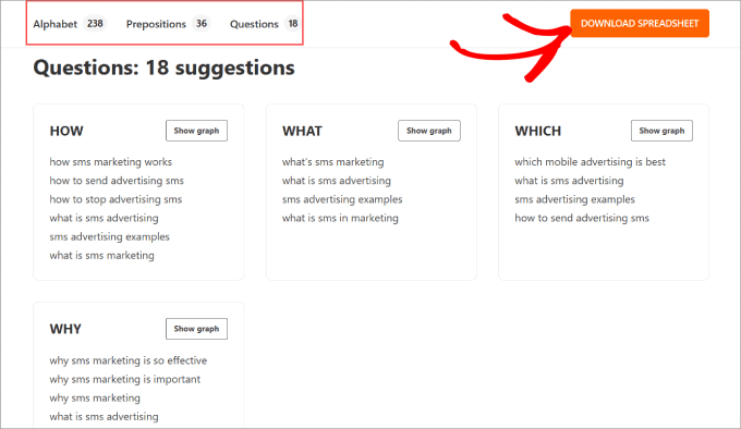 اقتراحات الكلمات الرئيسية keyword-suggestions