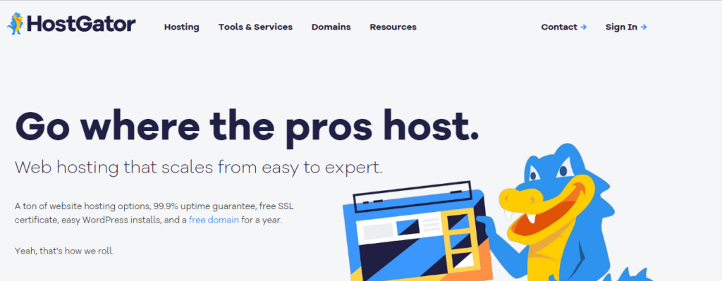 Bluehost の代替: HostGator