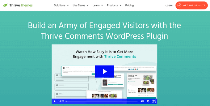 Wtyczka WordPress Thrive Comments The Thrive Comments WordPress plugin