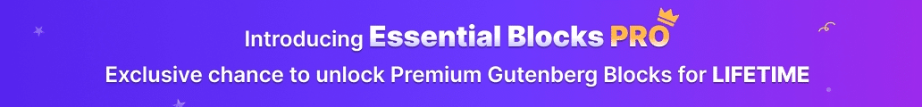 Essential Blocks PRO Essential Blocks PRO