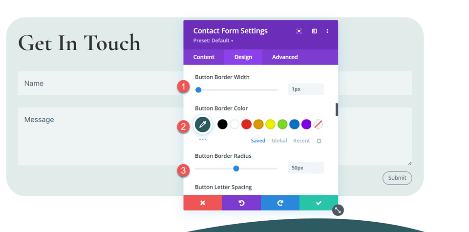 Divi Sertakan Beberapa Alamat Email Di Perbatasan Tombol Modul Formulir Kontak