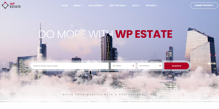WP エステートのテーマ。