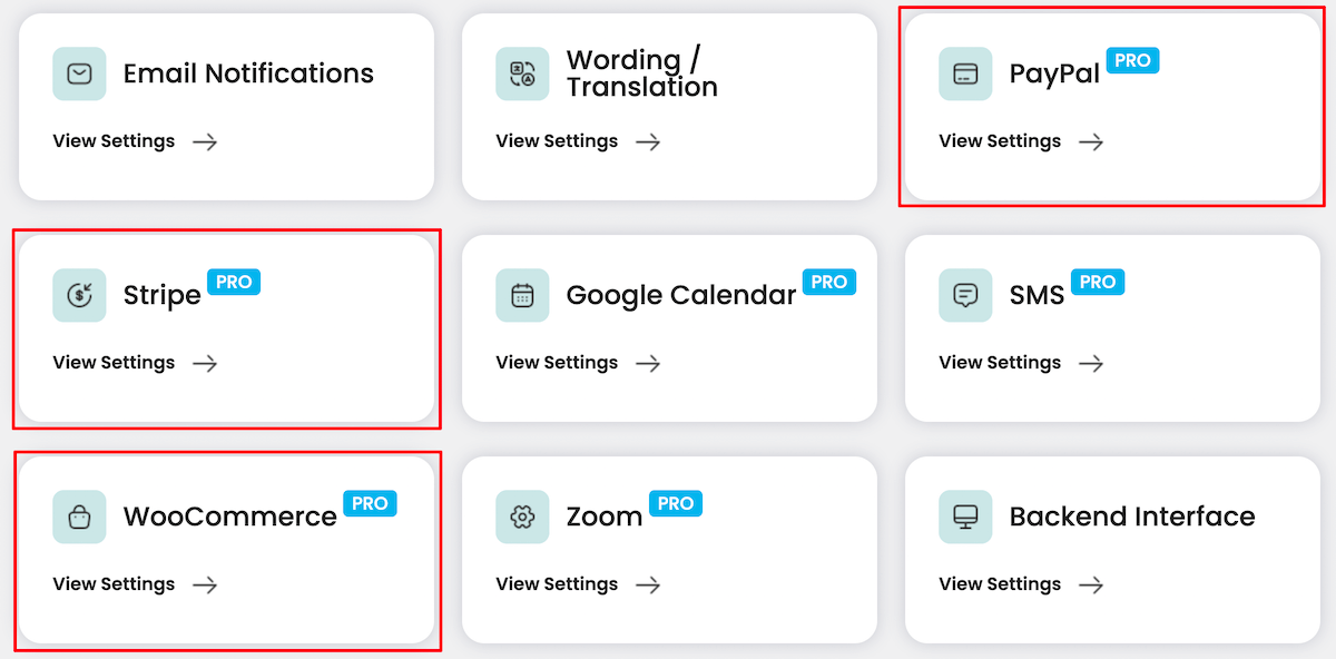 Webba Booking aggiunge metodi di pagamento