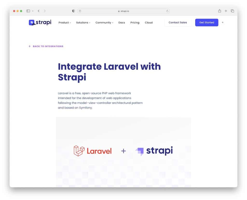 Strapi Laravel CMS