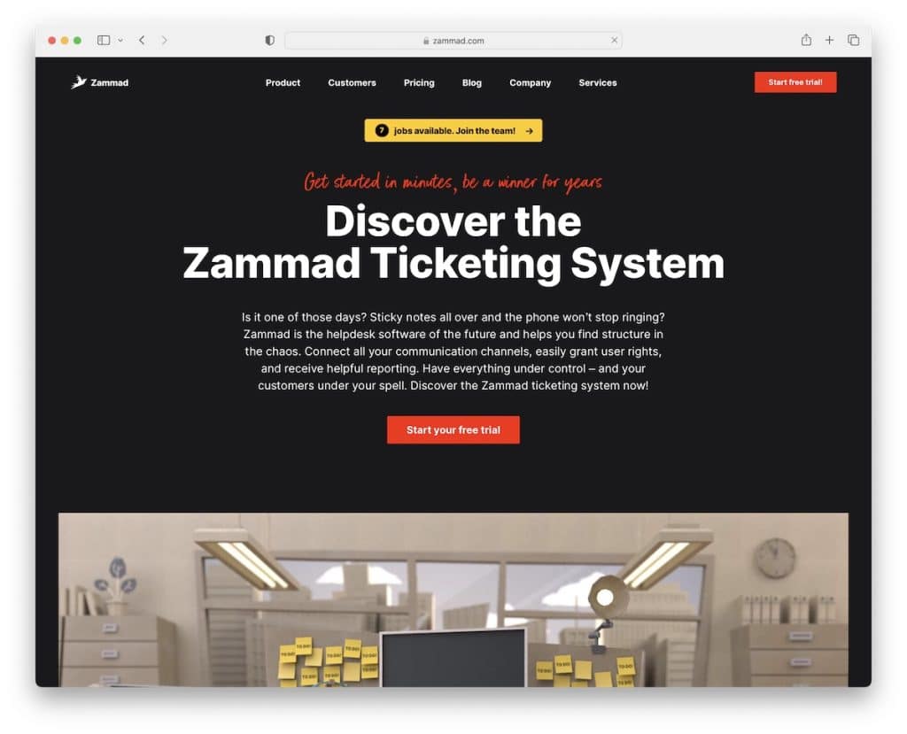 zammad オープンソース発券システム