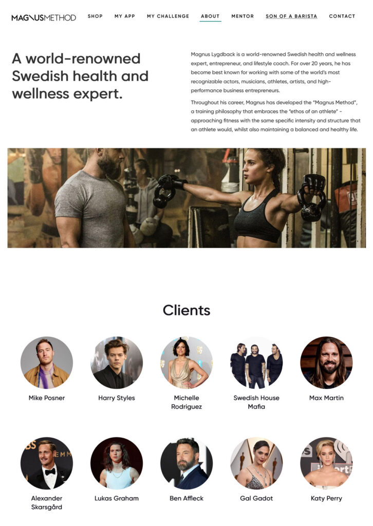 Magnus Lygdback Social Proof Beispiel