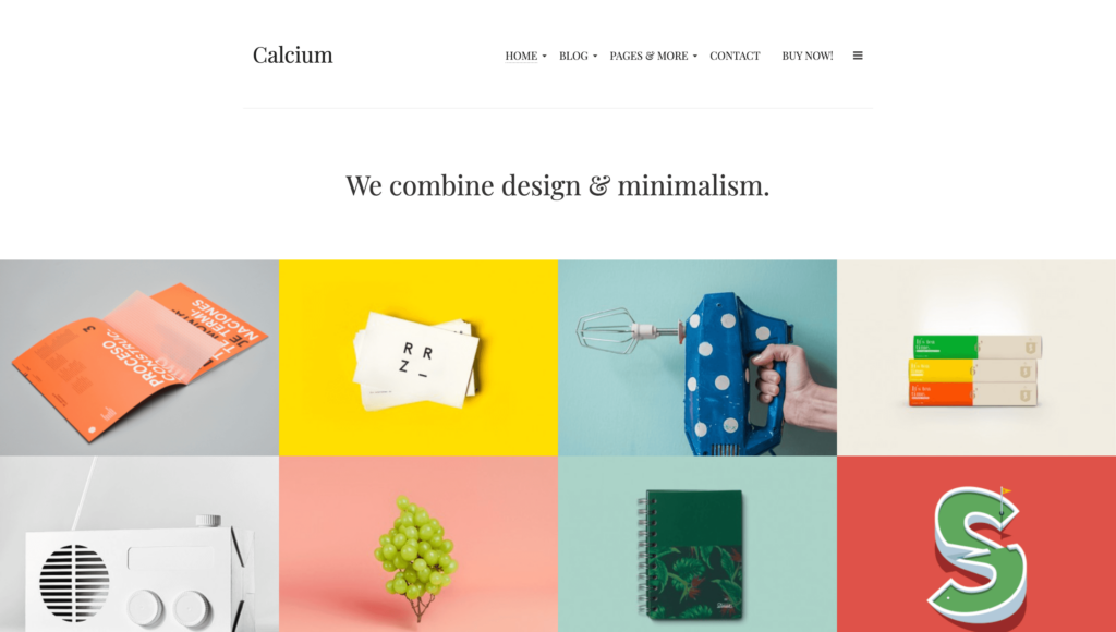 Kalsiyum - Minimalist WordPress Blog Teması