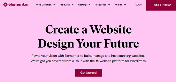 Elementor-Website Elementor website