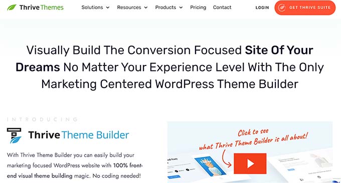 Thrive Theme Builder Thrive Theme Builder