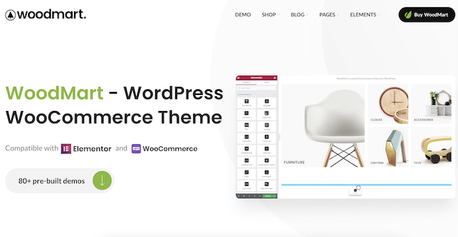 Tema WordPress WoodMart per WooCommerce