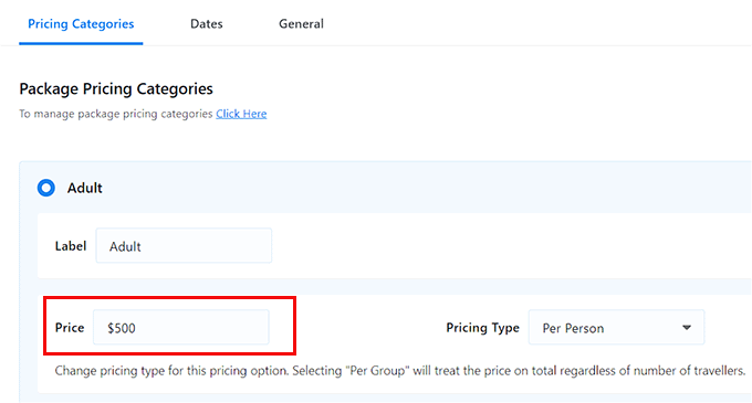 旅行価格を追加する Add trip pricing