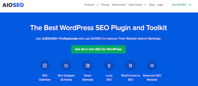 All in One SEO (AIOSEO) 検索エンジン最適化プラグイン The All in One SEO (AIOSEO) search engine optimization plugin