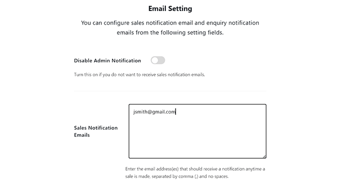 電子メール設定を構成する Configure email settings