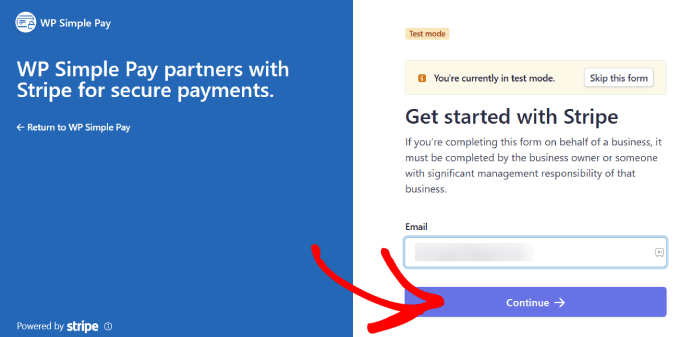 เชื่อมต่อแถบ Connect stripe