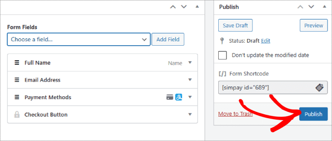 เผยแพร่แบบฟอร์ม publish form