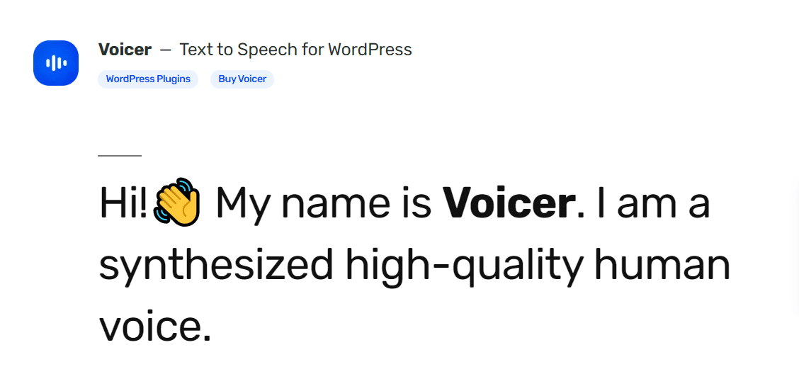 Voicer Banner – Sursa: Voicer