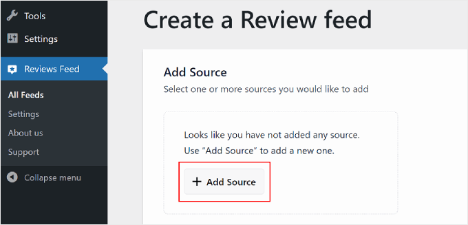 إضافة مصدر خلاصة مراجعة جديد على البرنامج المساعد Reviews Feed Pro Adding a new review feed source on Reviews Feed Pro plugin