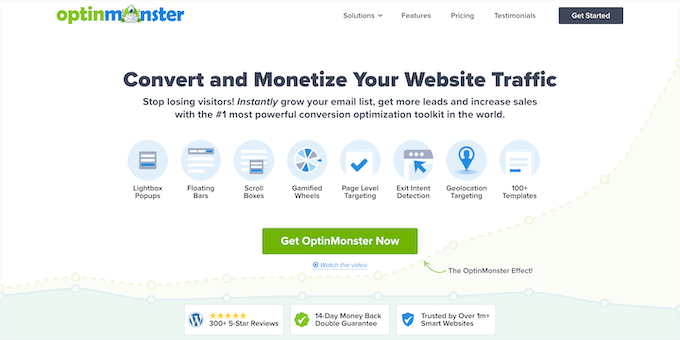 O plugin de otimização de conversão OptinMonster The OptinMonster conversion optimization plugin