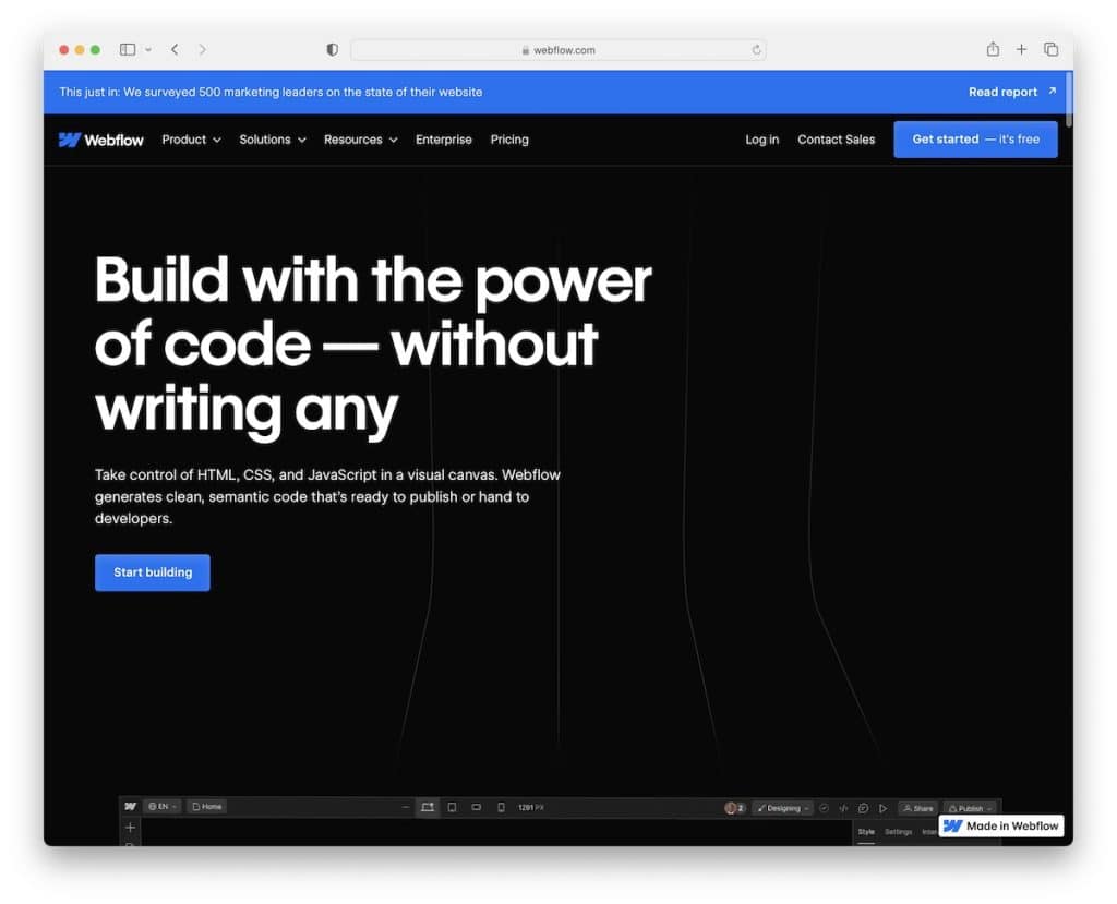cms webflow per SEO
