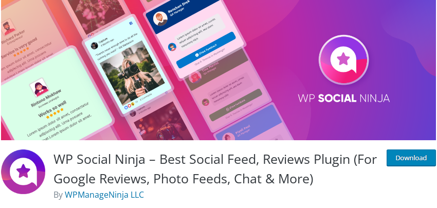 Ninja social de WP