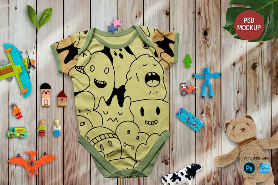 Makieta ubrań dla dzieci -
