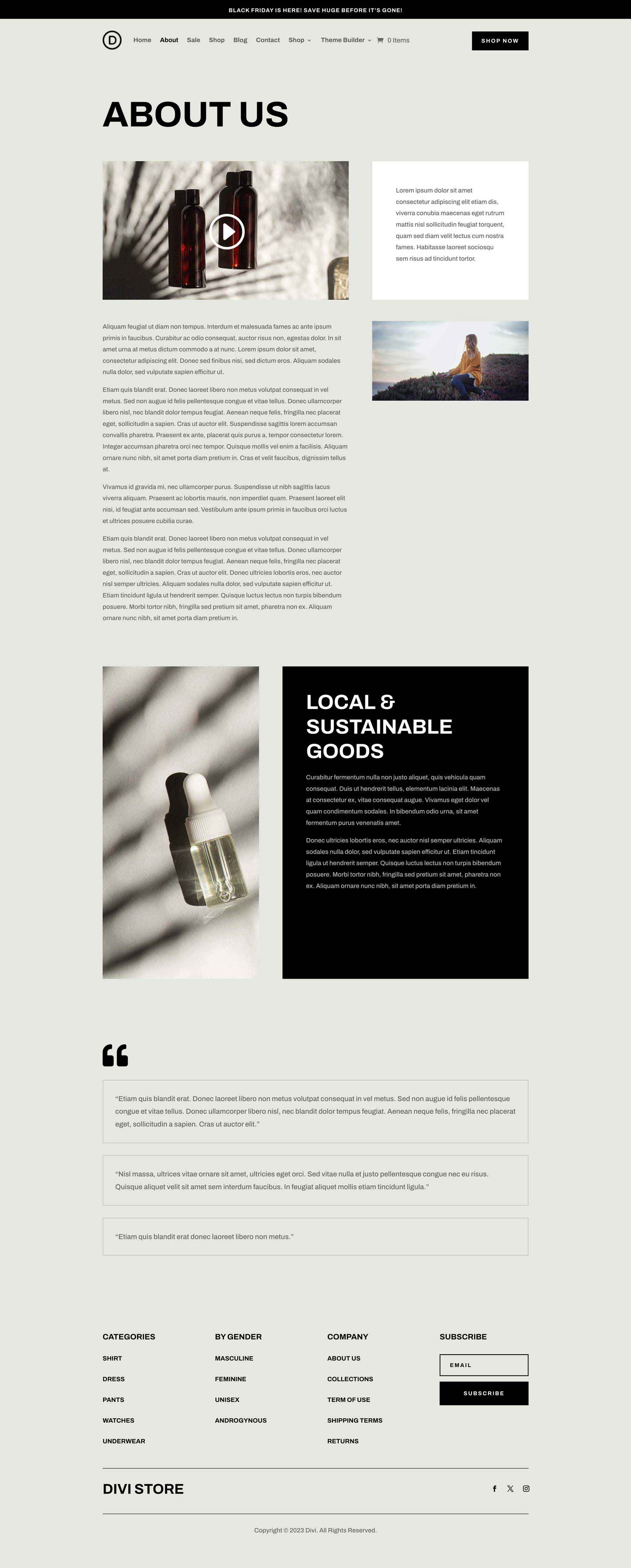 Pacote de site da loja Cyber ​​​​Monday 2023