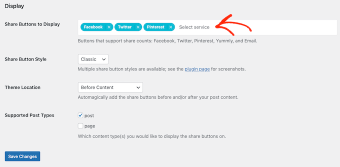 Adicionando um botão de compartilhamento do Twitter usando o plugin Shared Counts Adding a Twitter share button using the Shared Counts plugin
