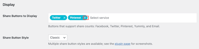 Removendo botões de compartilhamento do Facebook e Pinterest de um site ou blog WordPress Removing Facebook and Pinterest sharing buttons from a WordPress website or blog