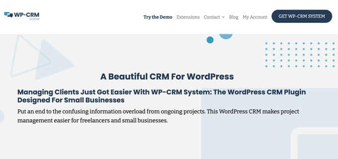 WP-CRM-система WP-CRM System