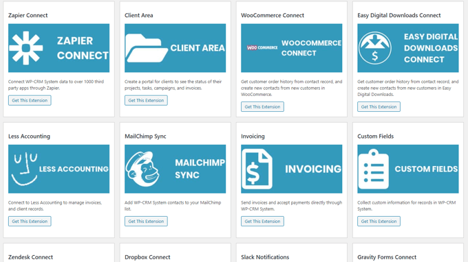 Расширения системы WP-CRM WP-CRM System Extensions