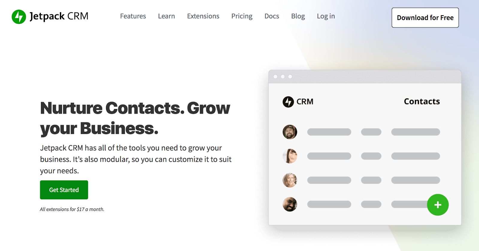 Jetpack CRM iese în evidență printre soluțiile WordPress CRM.