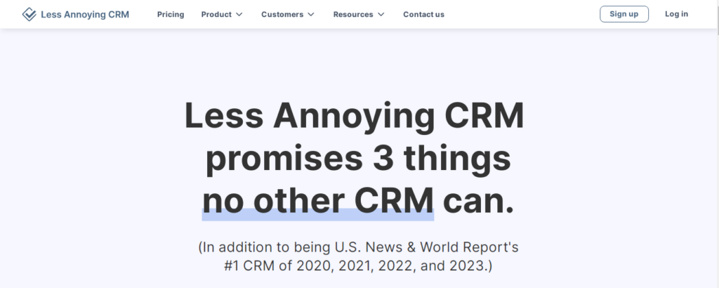 CRM menos molesto