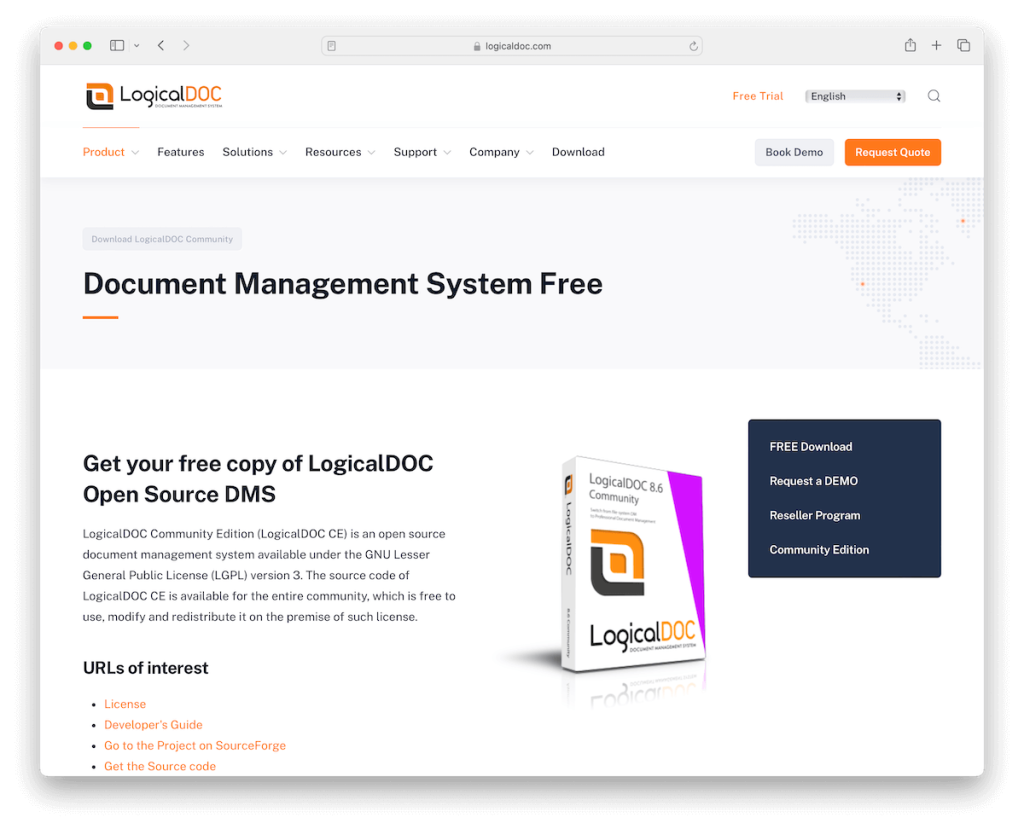 logicdoc โอเพ่นซอร์ส dms